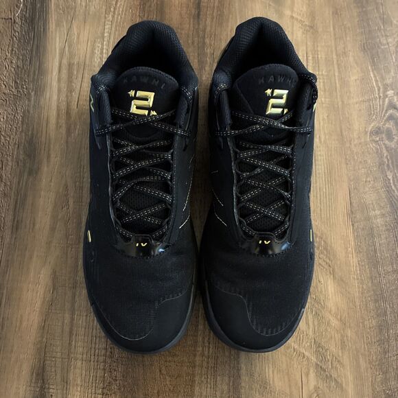 New Balance Kawhi IV Black Gold Men Size 10 Basketball Shoes BBKLSWG4 - Picture 3 of 7